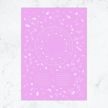 Astrology Birth Chart Print | 03 Pink Celestial Prints Lottie Suki 